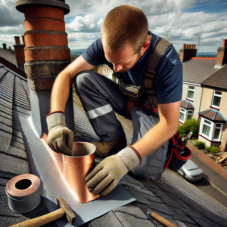 Lead Flashing Repairs in Pontypool